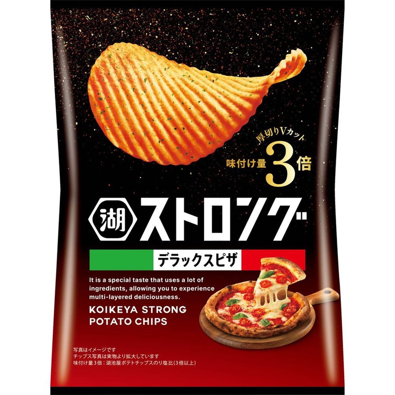 Japanese Food Strong Deluxe Pizza 53g Koikeya