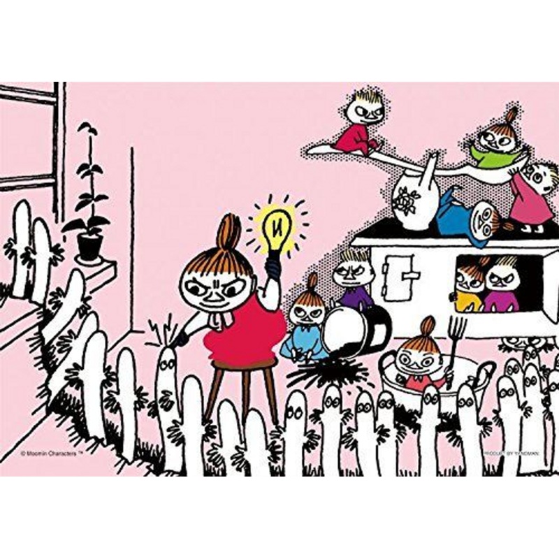 Yanoman Prism Art Jigsaw Puzzle 61-14 Moomin Little My & Hattifatteners (108 Pcs