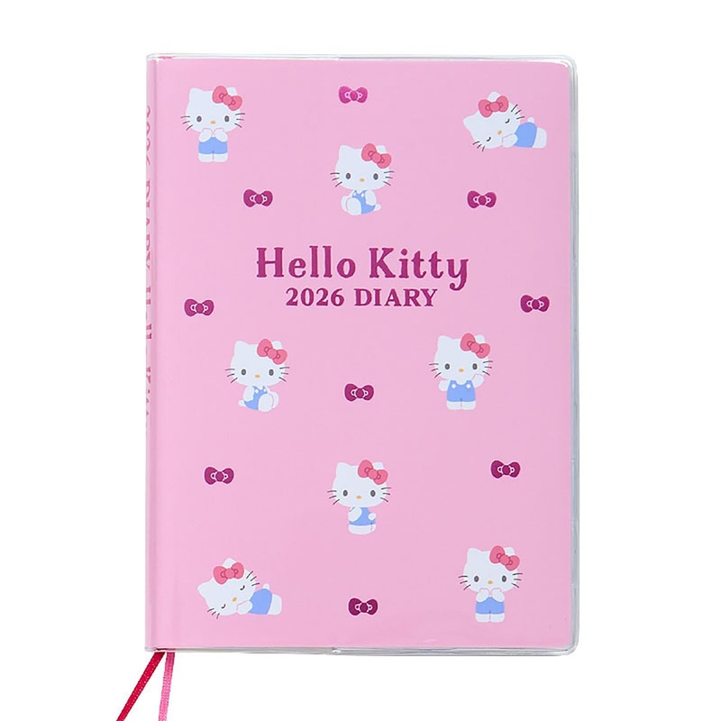 Sanrio Hello Kitty B6 Diary (Horizontal Ruled Type) 2026 October Start Planner Diary Schedule Book