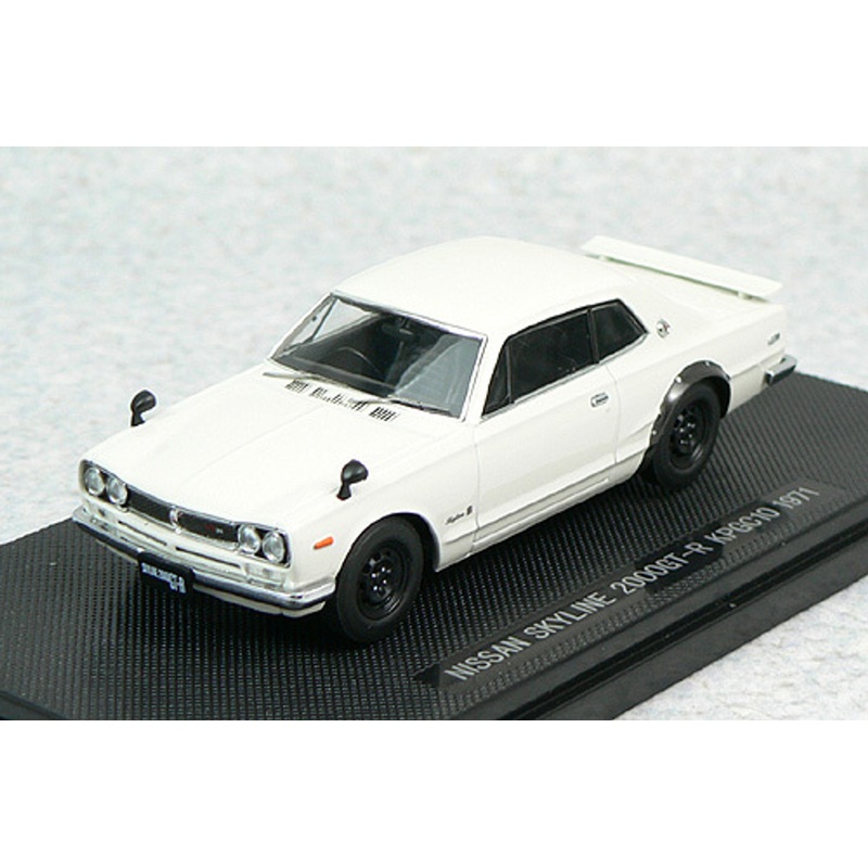 Ebbro 44026 NISSAN SKYLINE GT-R KPGC10 White 1/43 Scale