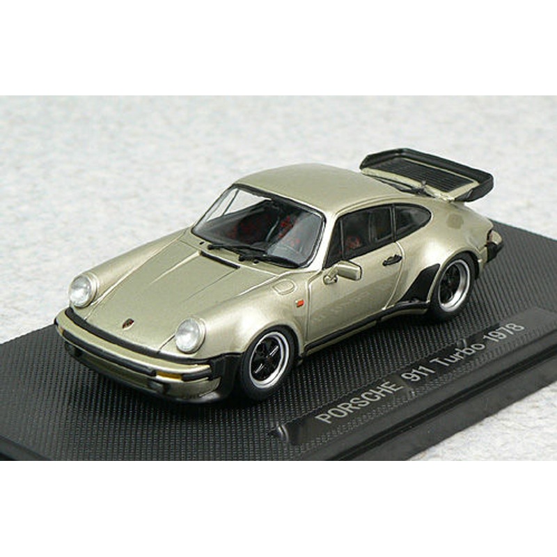 Ebbro 44143 PORSCHE 911 TURBO 1978 Gold 1/43 Scale