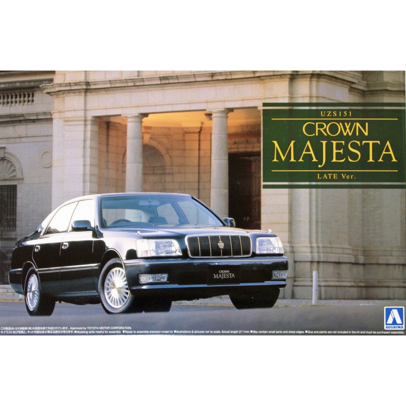Aoshima 08263 Toyota Crown Majesta (UZS151) Late Version 1/24 Scale Kit