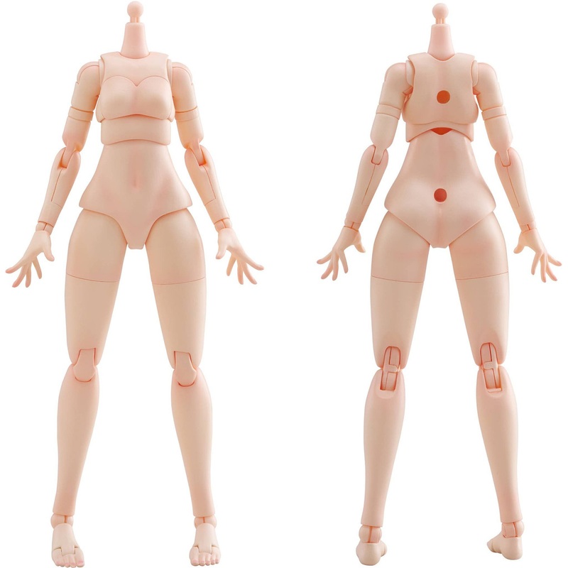 Aoshima Kemopla Human Parts Set Color A Plastic Model