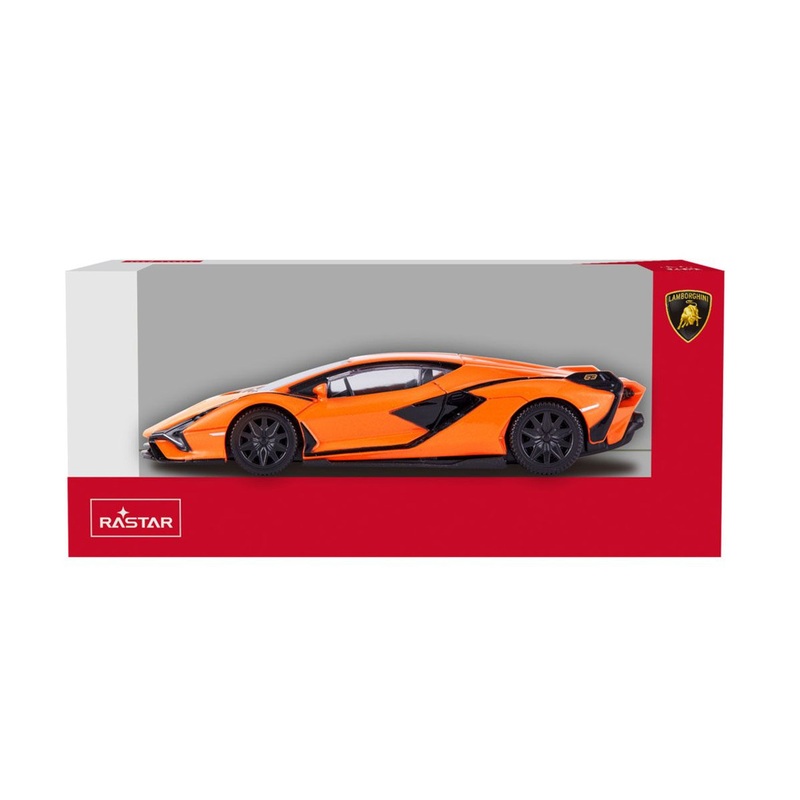 Doyusha 1/43 Diecast Car Lamborghini Sian Orange Finished Model