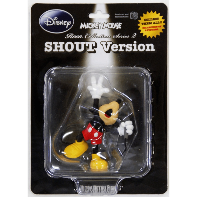 Medicom UDF-126 Ultra Detail Figure Mickey Mouse Shout (Roen Collection)