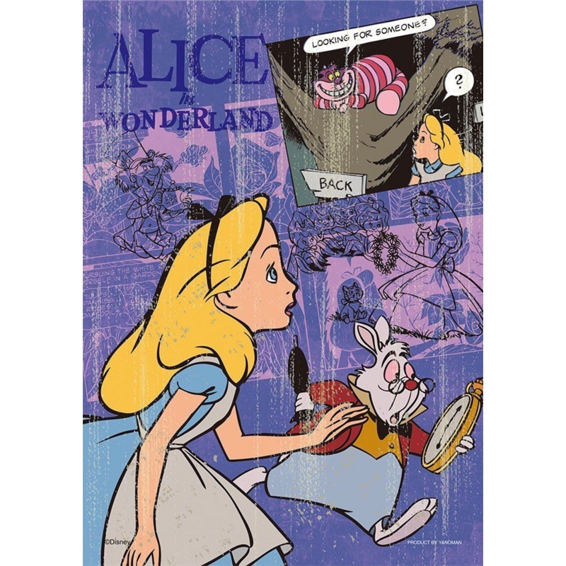 Yanoman Wooden Jigsaw Puzzle 33-20 Disney Alice in Wonderland (300 Small Pieces)