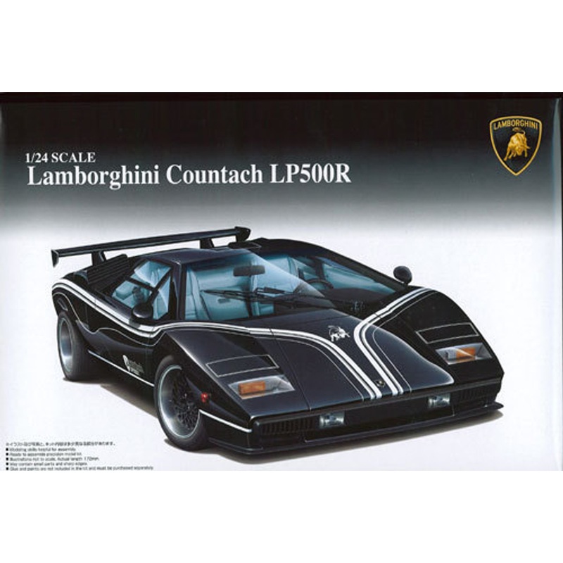 Aoshima 49617 Lamborghini Countach LP500R 1/24 Scale Kit
