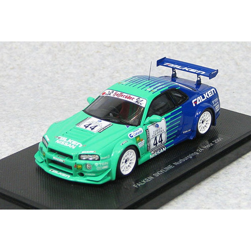 Ebbro 44480 Nissan Skyline R34 GT-R Nurburgring 2001 24hr (Resin) 1/43 Scale