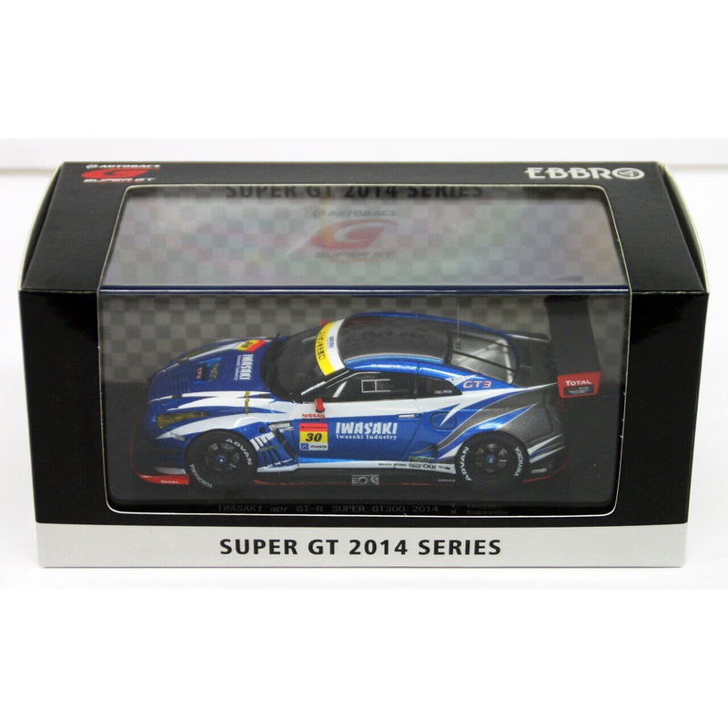Ebbro 45079 IWASAKI apr GT-R SUPER GT300 2014 No.30 Blue 1/43 Scale