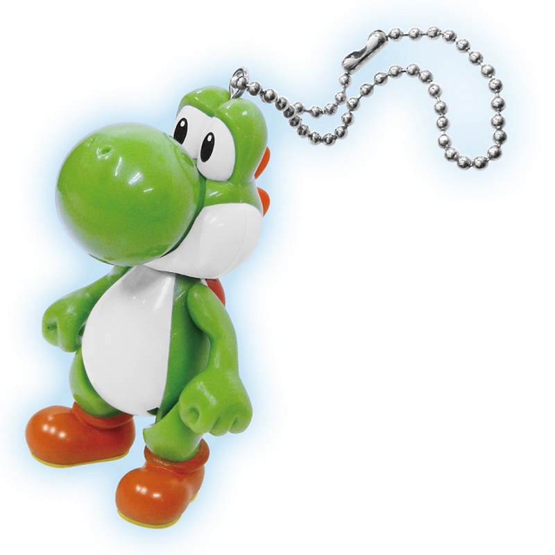 Morimotosangyo Super Mario Swing Mascot Ver.2 Green Yoshi Keychain