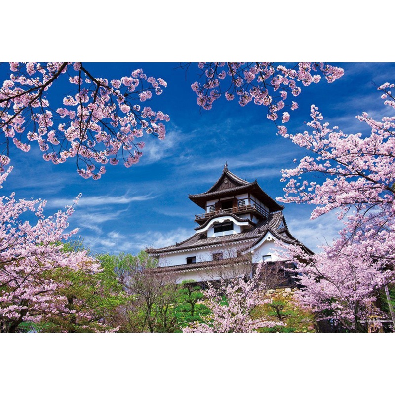 Yanoman Jigsaw Puzzle 03-840 Japanese Scenery Inuyama Castle (300 Pieces)