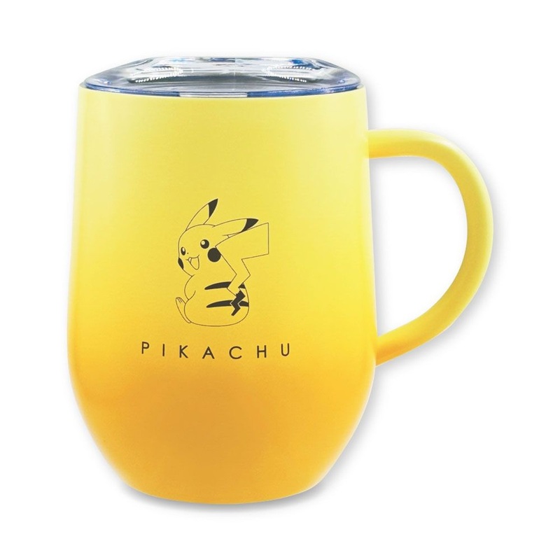 Pokemon Center Original Gradient Stainless Steel Mug With Lid Pikachu