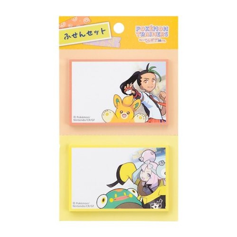 Pokemon Center Original Sticky Note Set – Nemona & Iono (Pokemon Trainers)