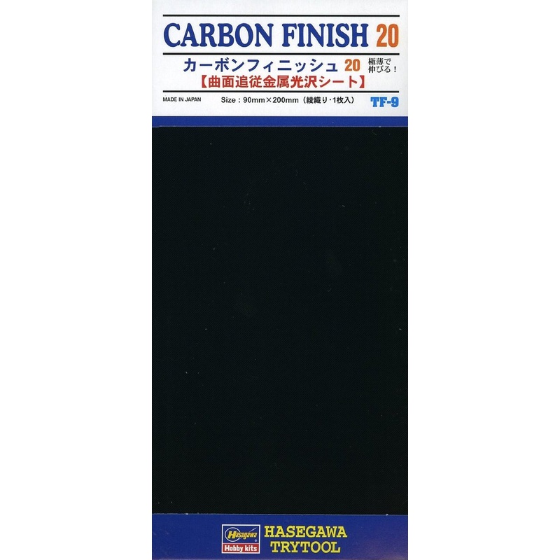 Hasegawa TF-09 Carbon Finish 20 1 sheet (90 x 200mm)