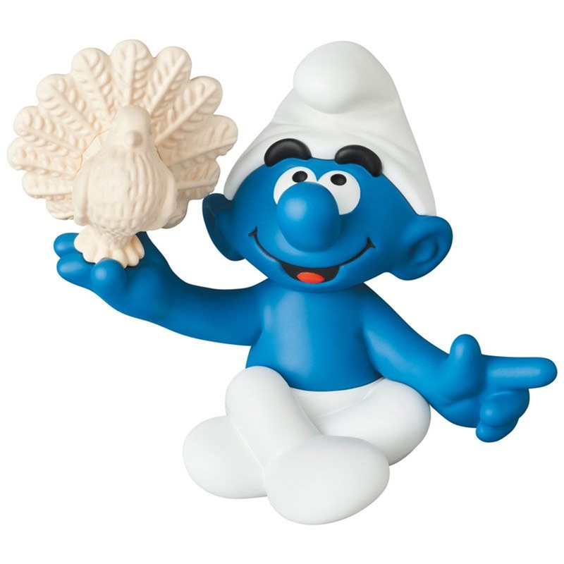 Medicom UDF The Smurfs Series 2 Smurf with Bird Figure