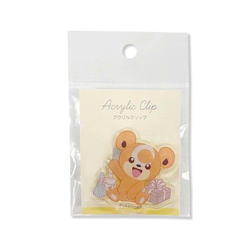 Pokemon Center Original Acrylic Clip Teddiursa