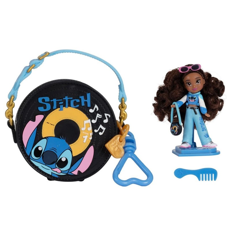Takara Tomy Disney Tote Airi I Love Stitch Collectible Doll And Bag