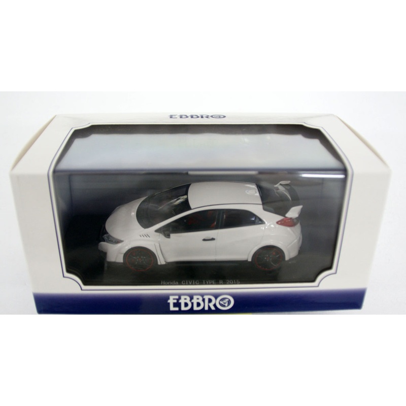 Ebbro 45352 Honda CIVIC TYPE R 2015 ChampionShip White 1/43 Scale