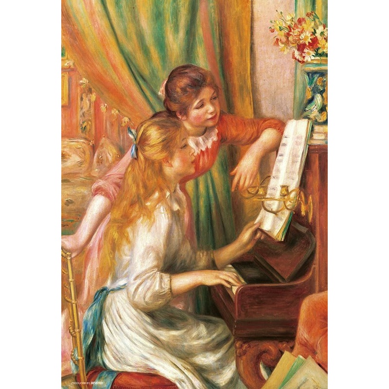 Jigsaw Puzzle Girls Playing the Piano (1000 Pieces)
