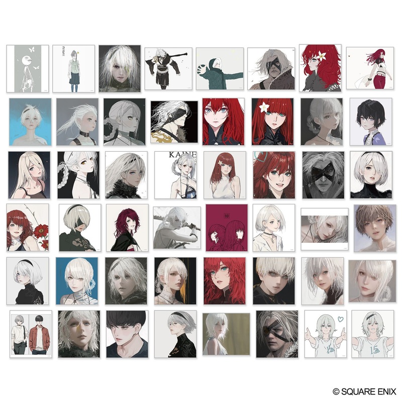 Square Enix NieR Series Mini Shikishi Collection illustration by D.K Vol.1 BOX (24pcs)
