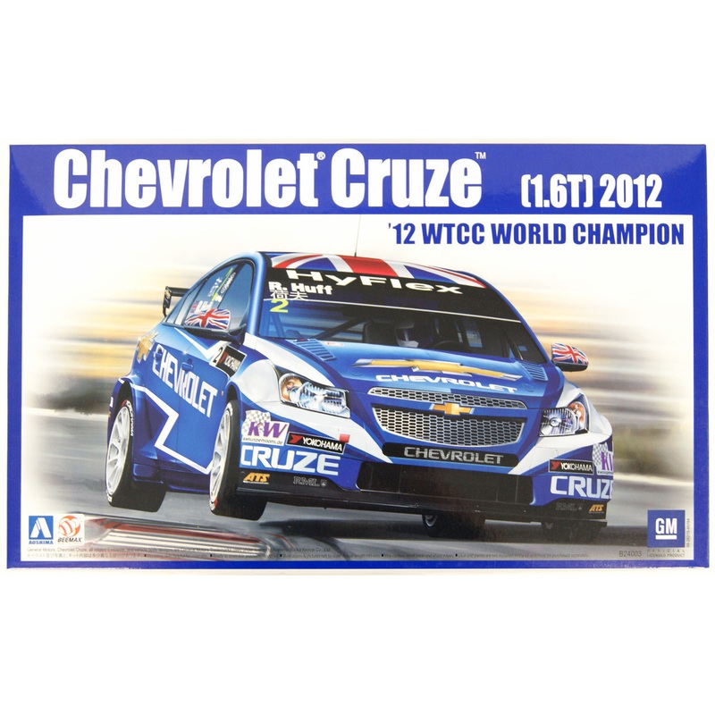 Aoshima 82997 Chevrolet Cruze (1.6T) 2012 WTCC World Champion 1/24 Scale Kit