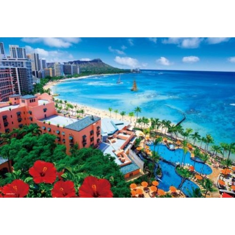 Beverly Jigsaw Puzzle 33-103 Beautiful Scenery Waikiki Beach (300 Pieces)