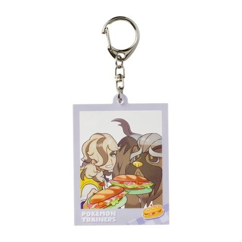 Pokemon Center Original Photo Frame Style Acrylic Keychain Arven & Mabosstiff (Pokemon Trainers)