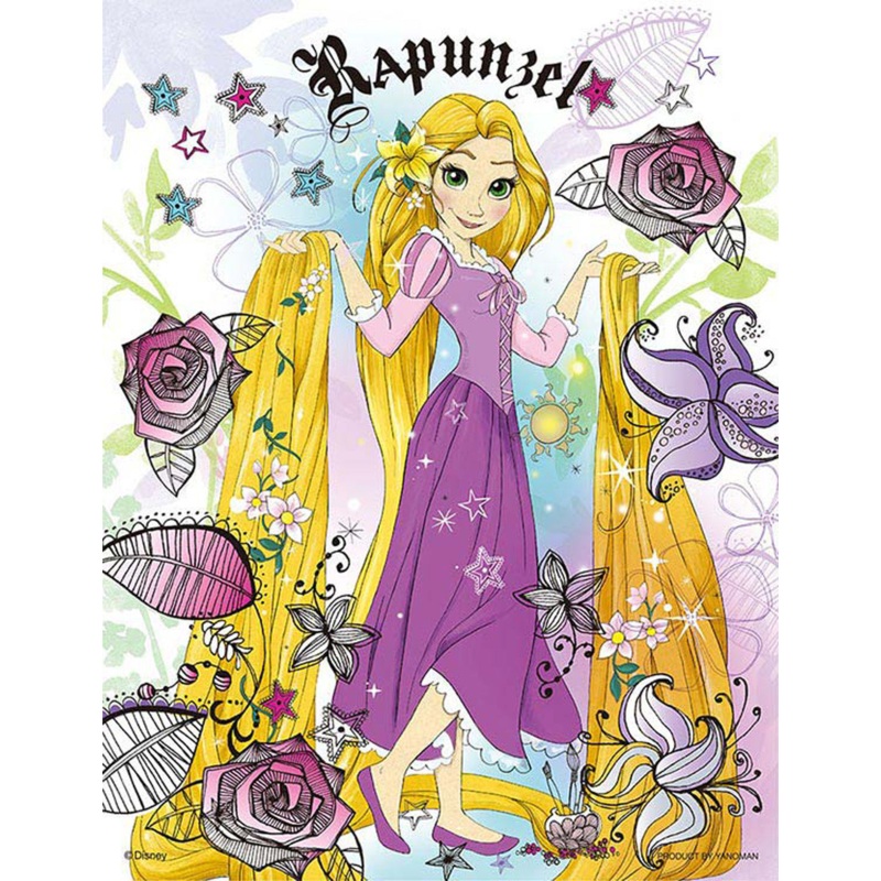 Yanoman Jigsaw Puzzle 42-22 Disney Tangled Rapunzel Flower (300 Small Pieces)