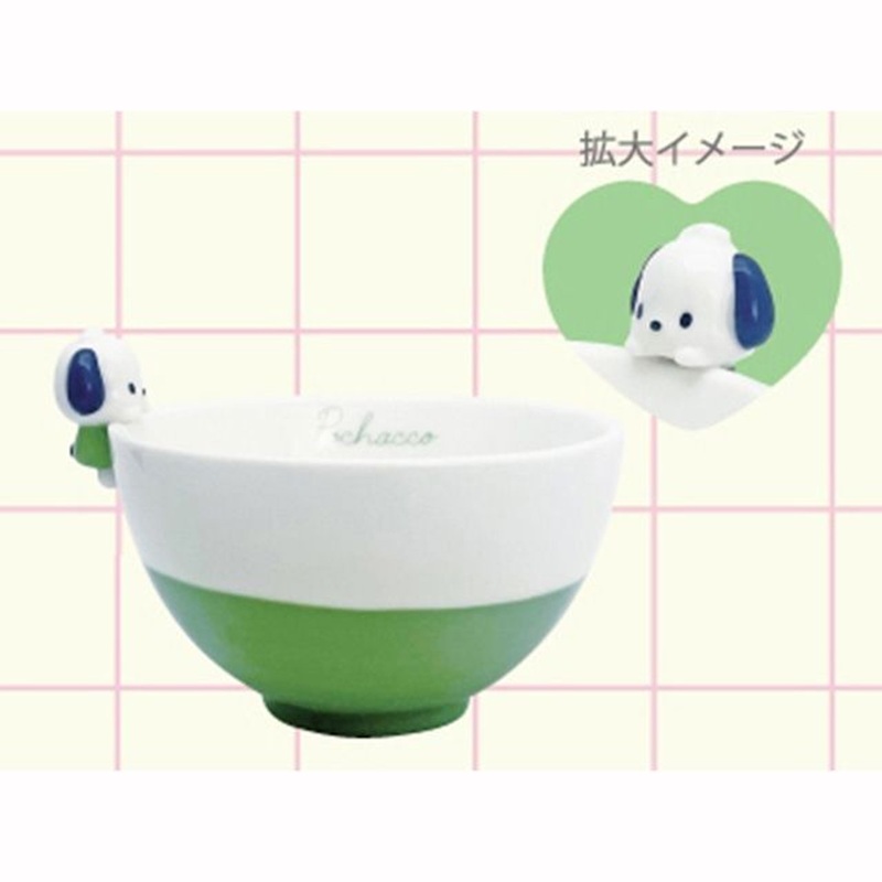 Sun Art Sanrio Bowl with Figure Pochacco