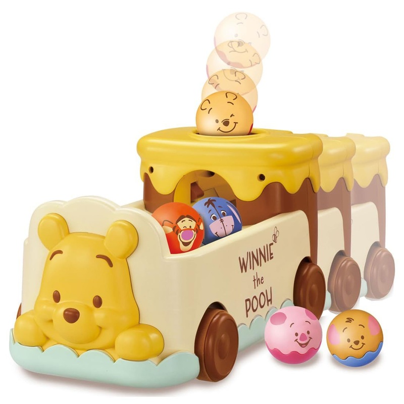 Takara Tomy Disney Chase And Count 2-Way Ball Bus Winnie The Pooh