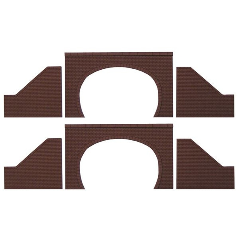 Tsugawa Yokou NA-96 Double Track Tunnel Entrance (Bricks Type) (N scale)