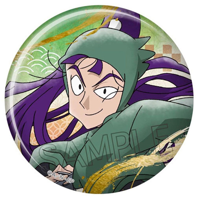 TwinCre Nintama Rantarou Foil-Stamped Can Badge Tachibana Senzou