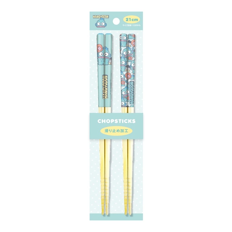 T’s Factory Bamboo Chopsticks 2 Pair Set – Sanrio – Hangyodon