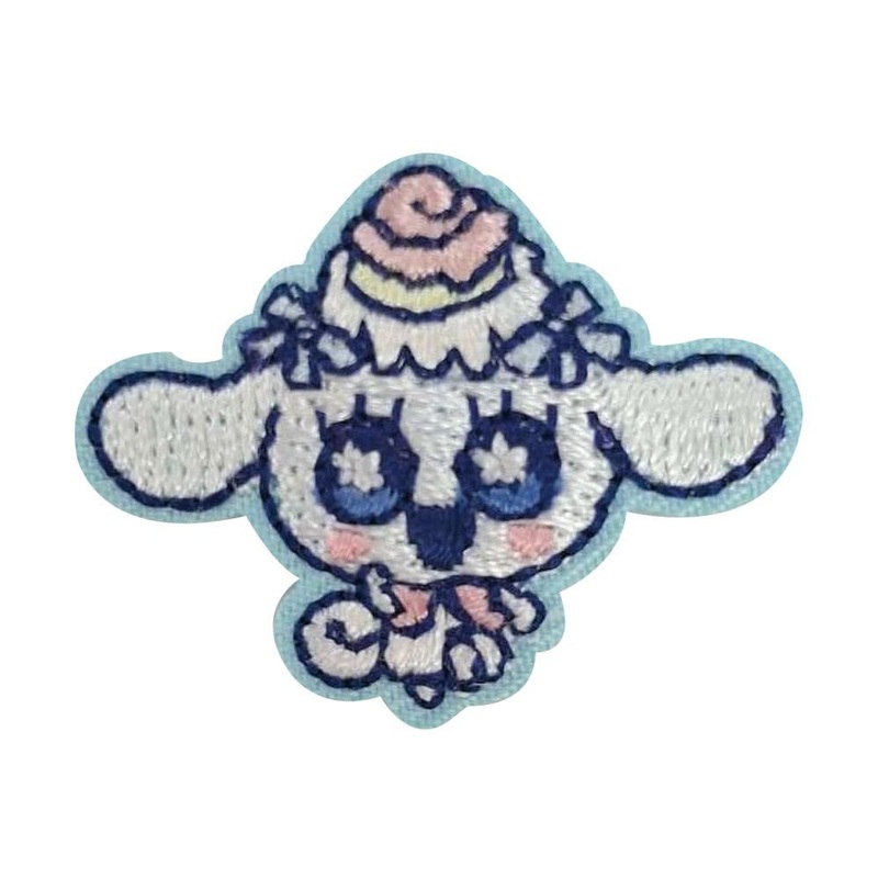 Tamagotchi Sanrio Mini Embroidered Patch Cinnamoroll Moriritchi
