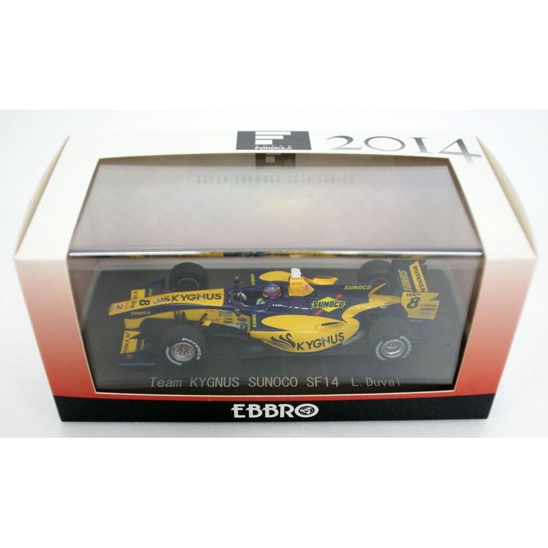 Ebbro 45118 Team KYGNUS SF14 2014 #8 Yellow/Blue 1/43 Scale