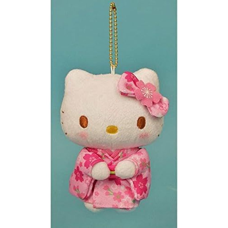 Nakajima Sanrio Mascot Hello Kitty in Sakura Kimono