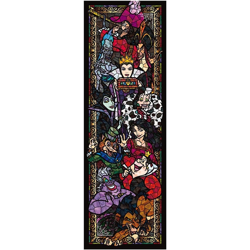 Tenyo Japan Jigsaw Puzzle DSG-456-730 Disney Villains (456 Small Pieces)