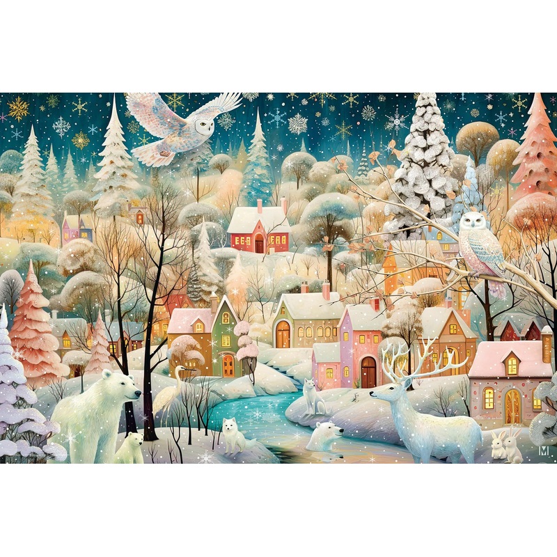 Jigsaw Puzzle Winter Wonderland (1000 Pieces)