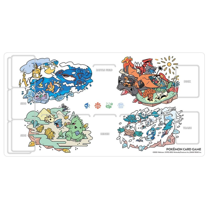 Pokemon Card Game TCG Rubber Playmat Otenki Team