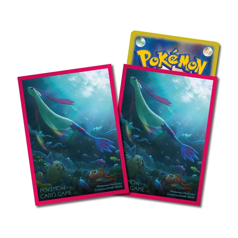 Pokemon TCG Deck Sleeves Premium Gloss Milotic Pink