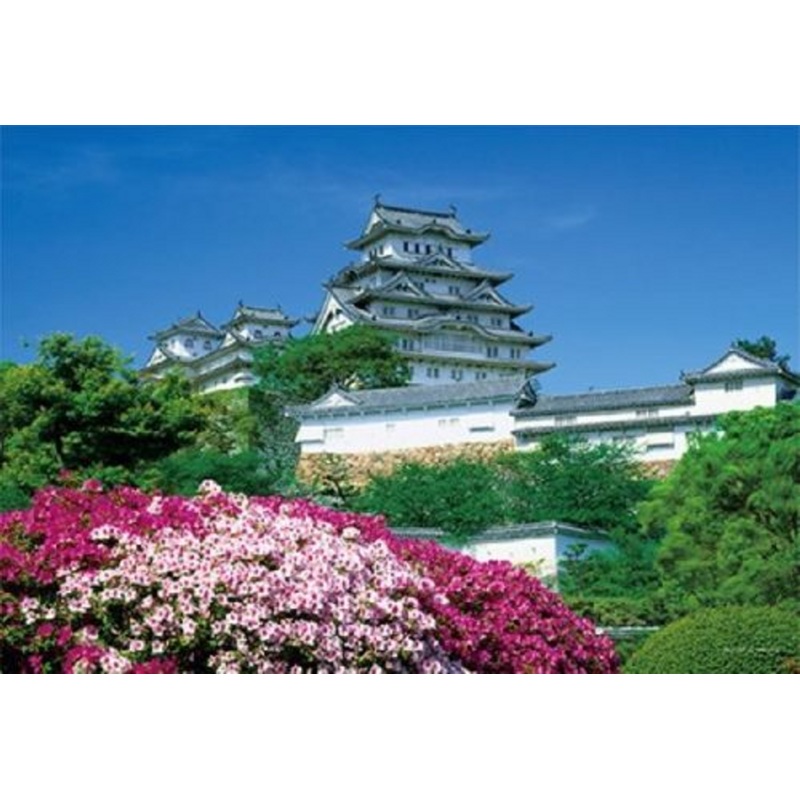 Yanoman Jigsaw Puzzle 01-2047 Japanese Scenery Himeji Castle (108 L-Pieces)