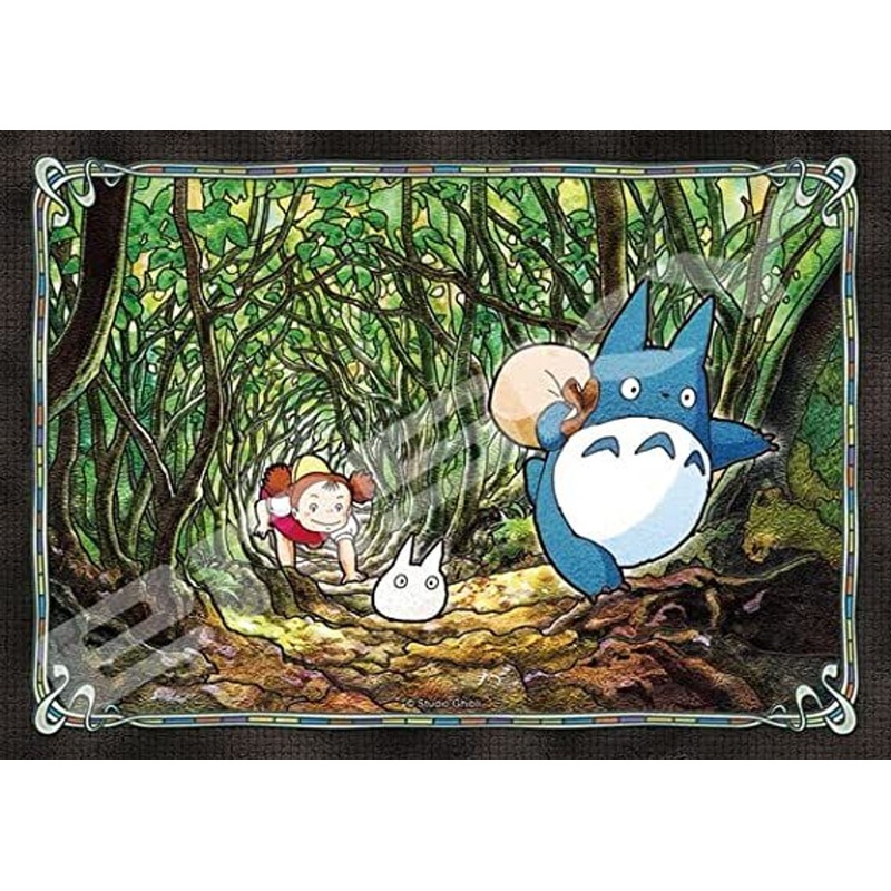 Ensky 208-AC69 Art Crystal Jigsaw Puzzle Secret Tunnel (My Neighbor Totoro) (208 Pieces)