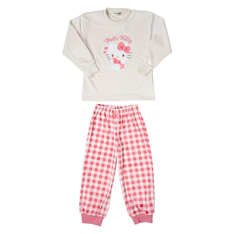 Sanrio Hello Kitty Kids Pajamas With Name Space On Tag