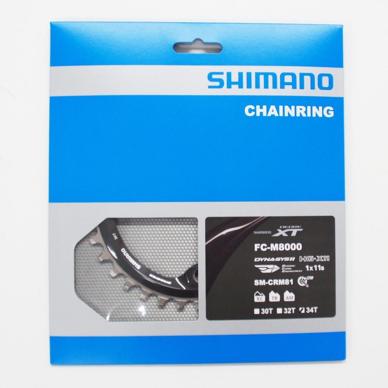 Shimano (Cycling) Deore XT SM-CRM81 1x11s Chainring 34T for FC-M8000 ISMCRM81A4
