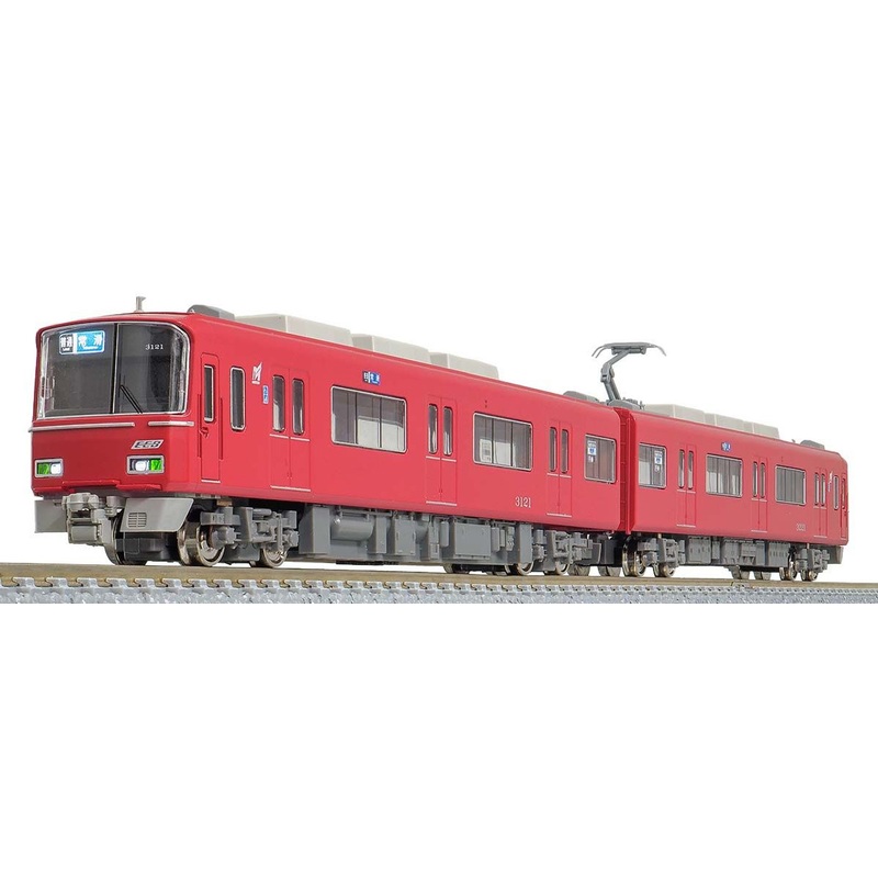 Greenmax 31722 Meitetsu Series 3100 3rd Edition (Old Painting/3121 Configuration) 2 Cars Set (N scale)