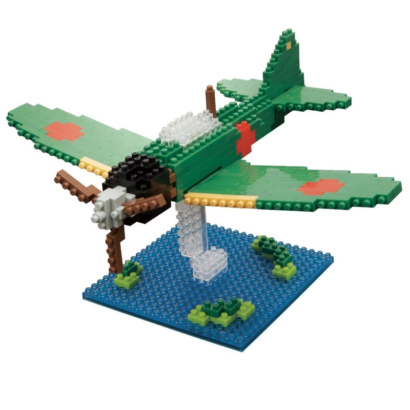Kawada NBM-002 nanoblock Mitsubishi A6M Zero