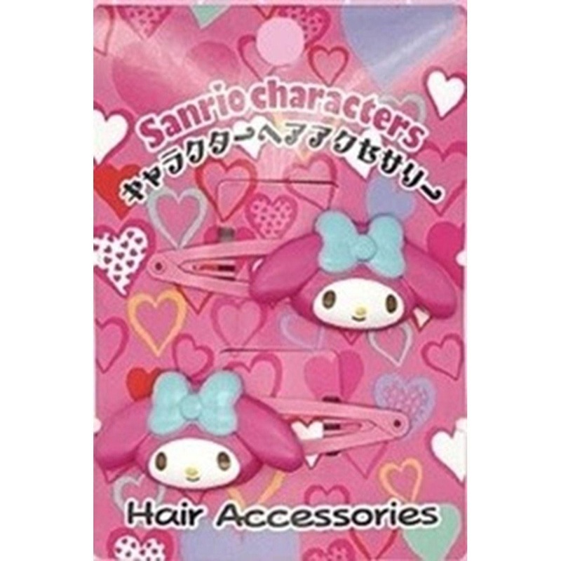 Asunarosya Sanrio Characters Hair Accessory Hairpin Two Piece Set My Melody D