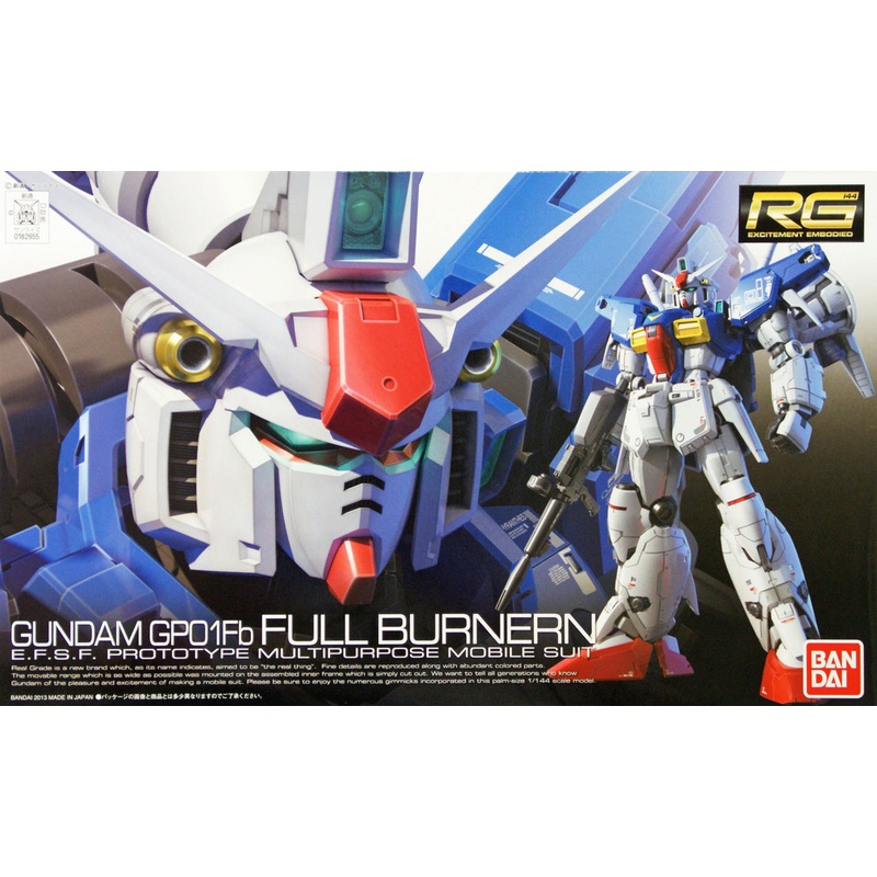 Bandai RG 13 RX-78GP01 Fb Prototype Gundam GP01Fb Full Burnern 1/144 Scale Kit