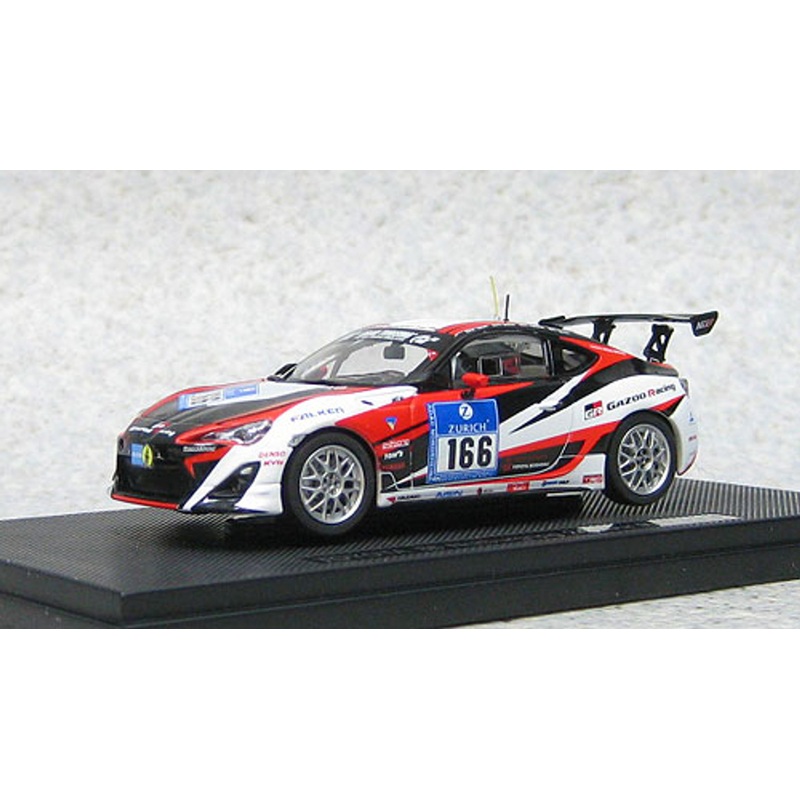 Ebbro 44892 Toyota 86 Nurburgring 24 Hour Race 2012 No.166 1/43 Scale