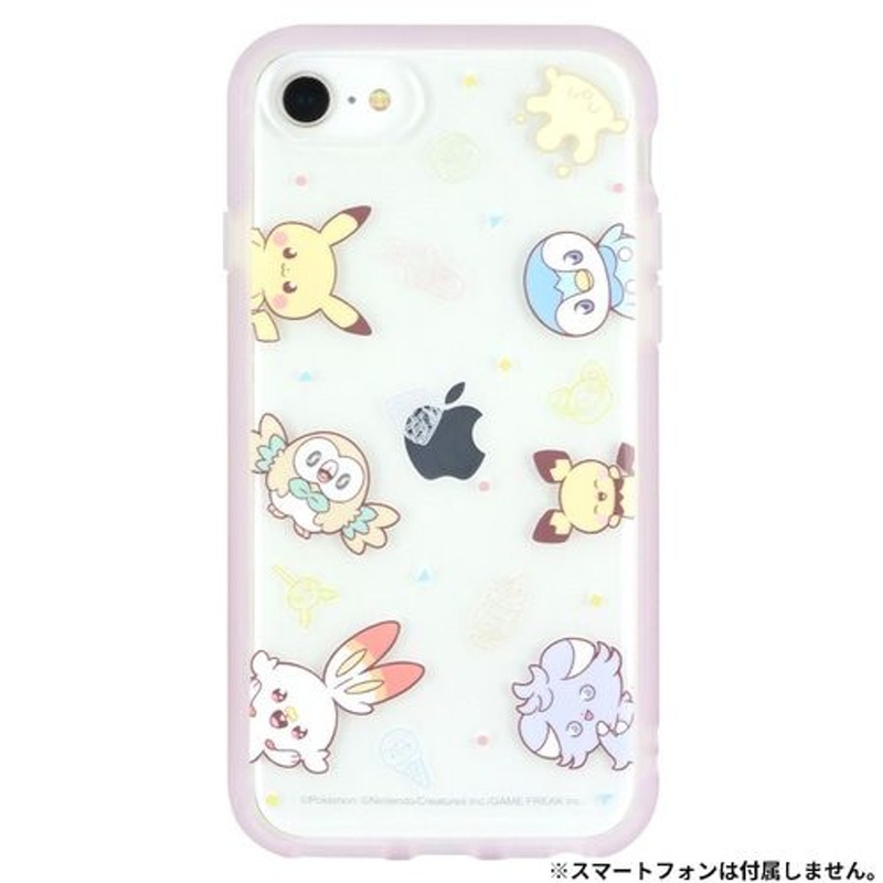 Pokemon Center Original PokePeace IIIIfit Clear Case for iPhone SE (3rd/2nd gen.)/8/7/6s/6 – Gathering